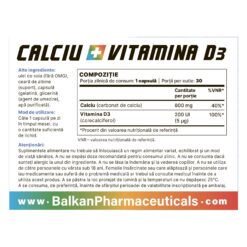 кальций балкан calcium balkan Витамин D3 Vitamin D3